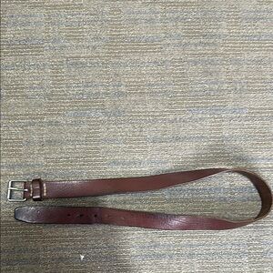Men's Brown Leather Belt - J Crew